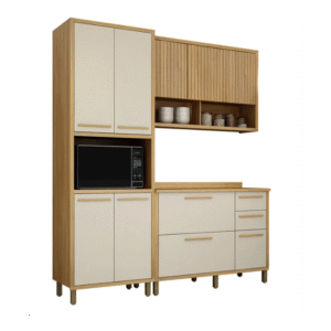 Cozinha 3 Peças Torino - Valdemóveis