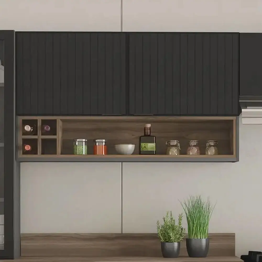 Armário Aéreo Exclusive 120cm 2 Portas Itatiaia - Imagem 4