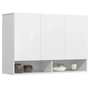 Armário Aéreo Milão 3 Portas e 2 Nichos Ej