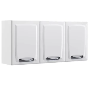 ARMÁRIO AÉREO NEW PREMIUM 120CM 3 PORTAS ITATIAIA COR BRANCO