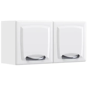 ARMÁRIO AÉREO NEW PREMIUM GELADEIRA 2 PORTAS ITATIAIA COR BRANCO