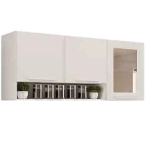 Armário Aéreo New Valencia Reflecta 3 Portas Salleto