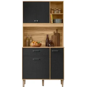 Armário de Cozinha Erva Doce 90cm 4 Portas 1 Gaveta Nicioli