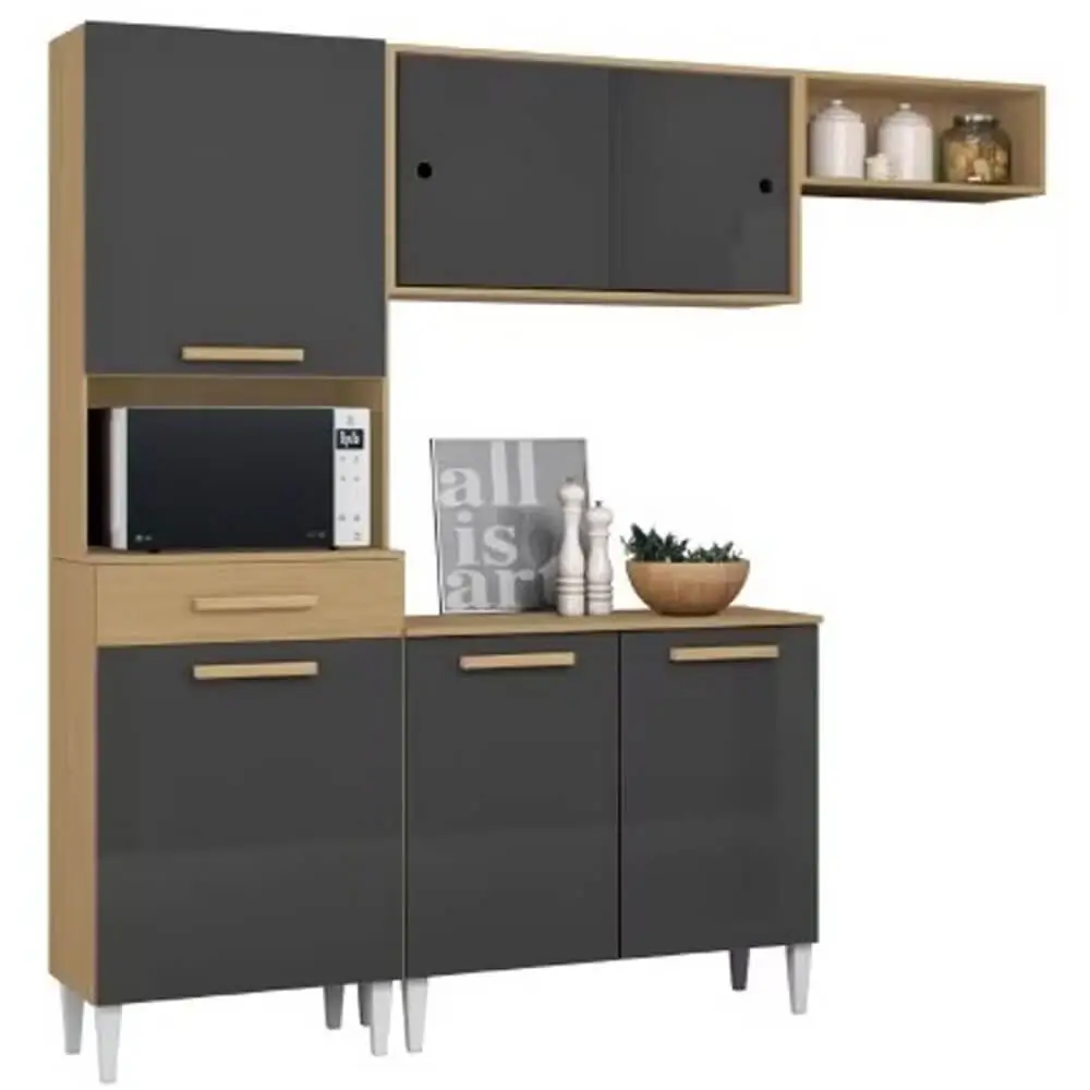 Armário de Cozinha Isabelle 6 Portas 1 Gaveta Aramoveis