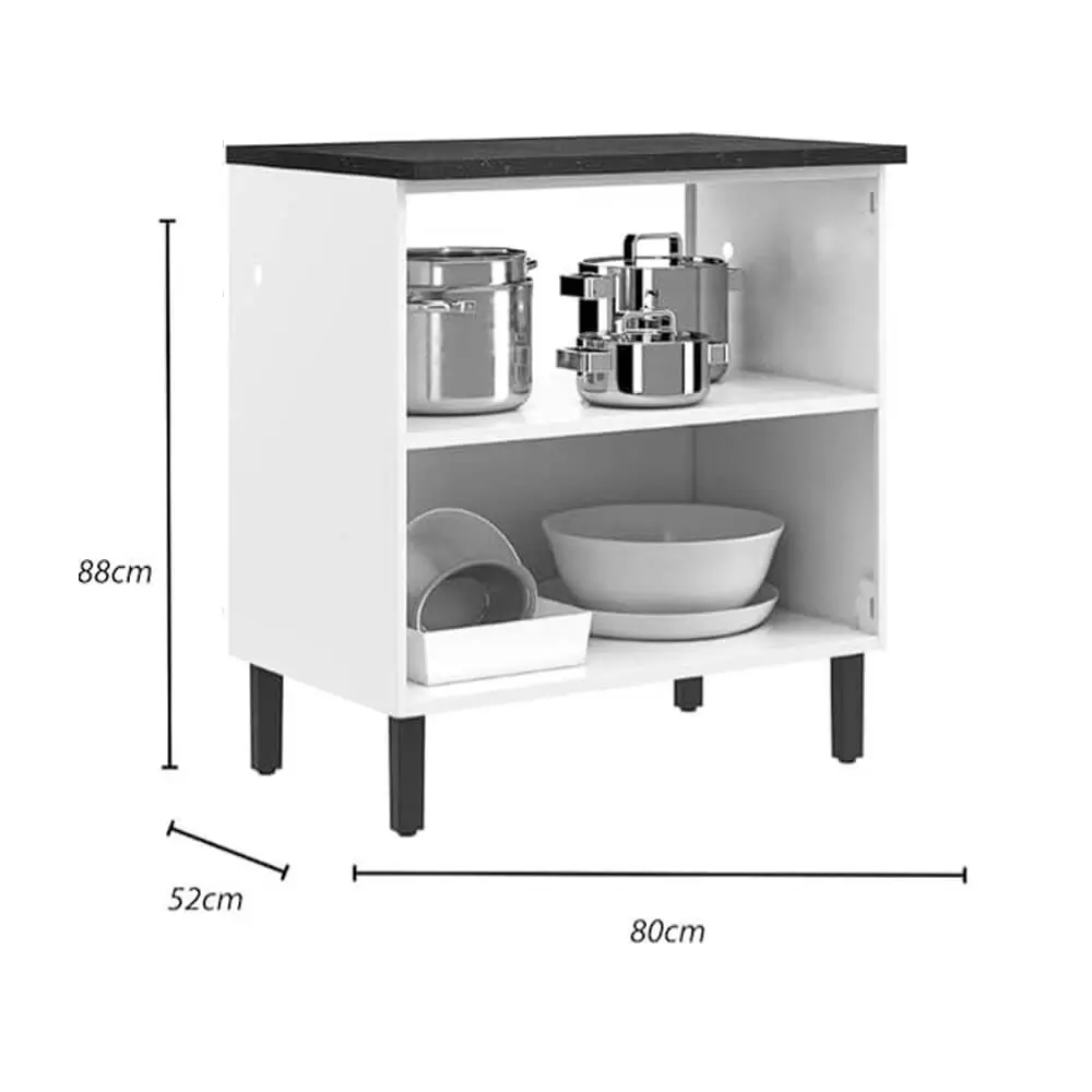 Balcão New Premium 2 Portas para Cozinha Itatiaia - Imagem 2
