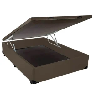 BASE BOX BAÚ CASAL 36X138X188 COR MARROM