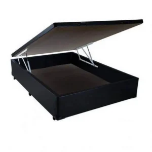 BASE BOX BAÚ CASAL 36X138X188 COR PRETO