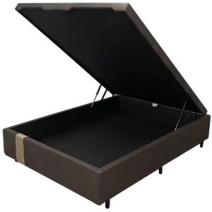 Base Baú Kwid Casal em Linhão 41x138x188 Dream House