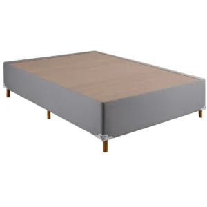 Base Box Tiradentes Casal em Suede 28x188x138 Colchominas
