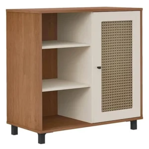 BUFFET CHARLOTTE 1 PORTA ARTELY COR CINAMOMO OFF WHITE