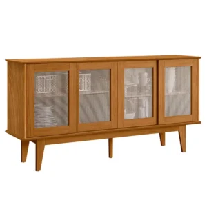 BUFFET DETROIT 4 PORTAS TEBARROT COR NATURE