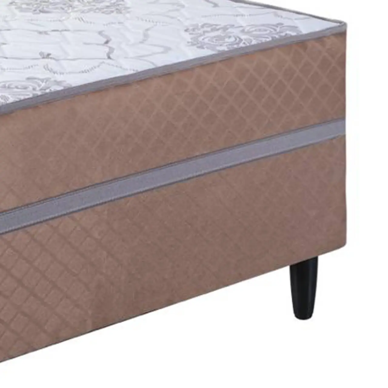 Cama Box Açucena Casal Ortopédica 138x188x47cm Ecotec - Imagem 4