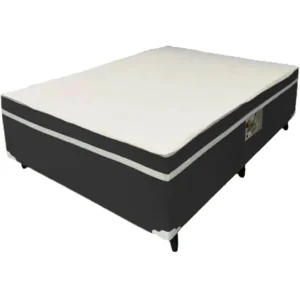 Cama Box Alto Nivel Casal com Molas Ensacadas 138x188x60cm