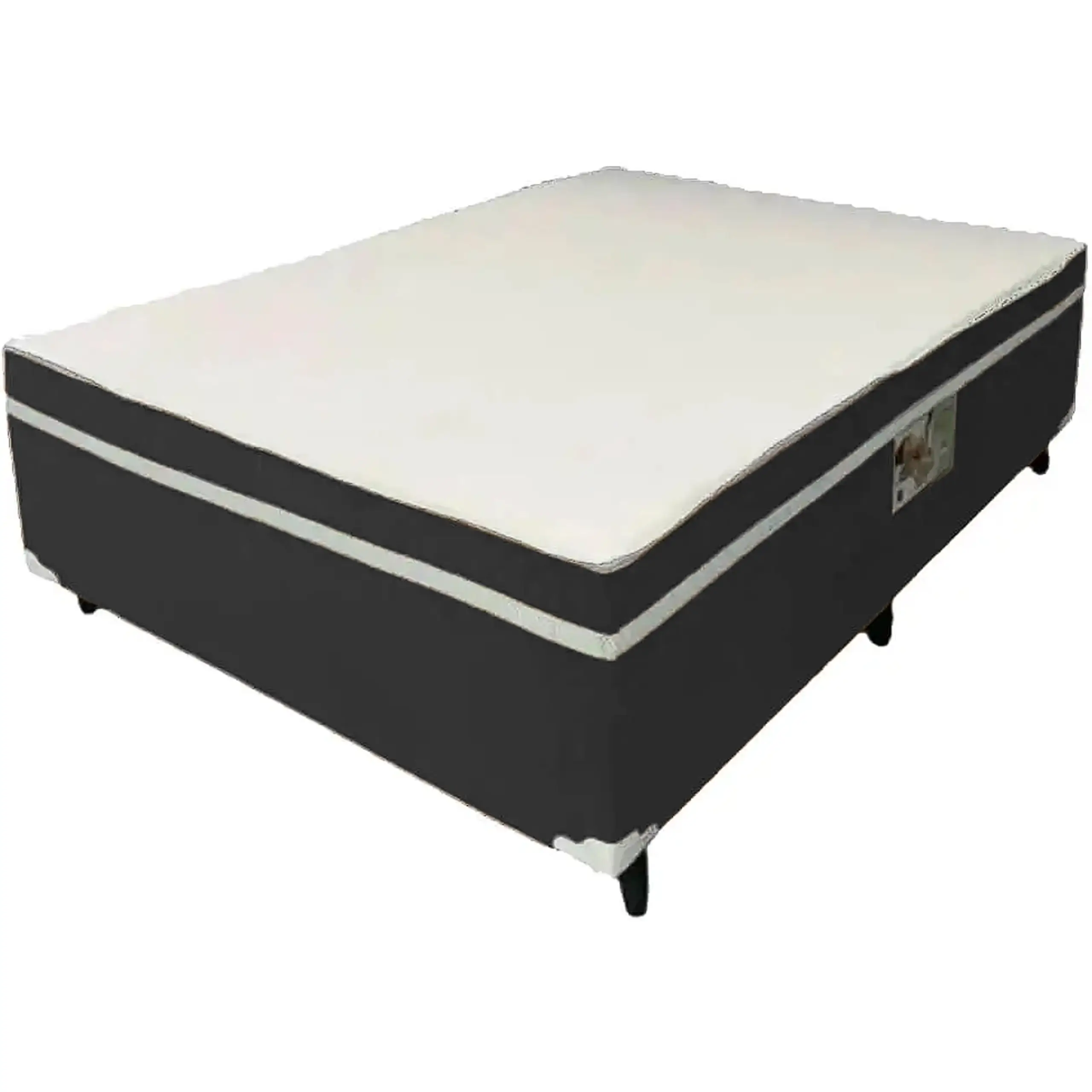 Cama Box Alto Nivel Casal com Molas Ensacadas 138x188x60cm