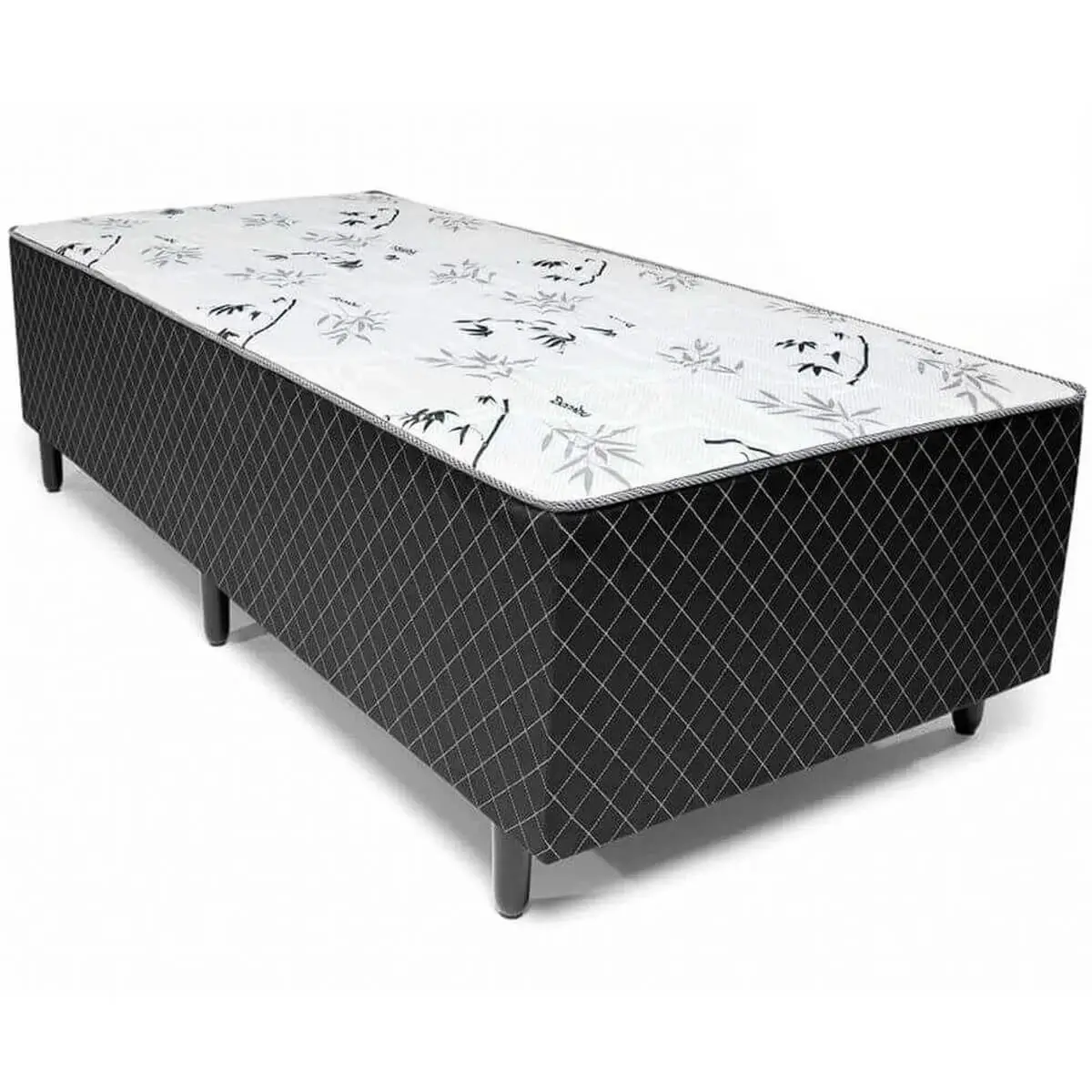 Cama Box de Solteiro Conjugada Espuma Ortopédica Unibox 88×188