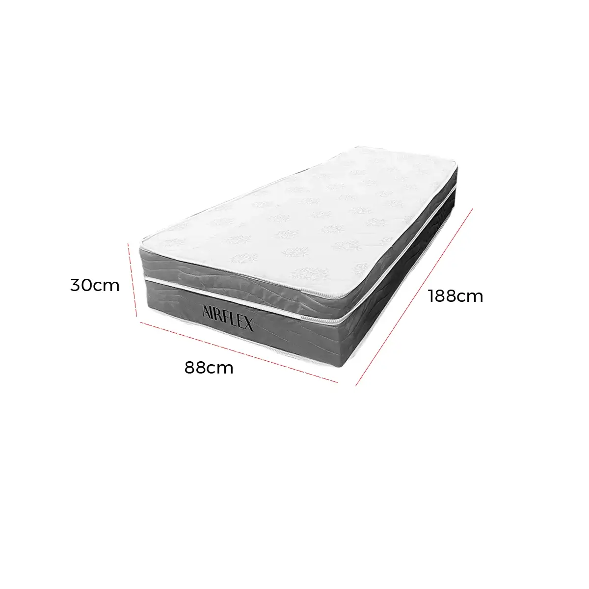 Colchão Airflex Solteiro 88cm com Molas Ensacadas Bio Flex - Imagem 2