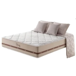 COLCHÃO CLASSIC CASAL MOLAS ENSACADAS ANJOS 22X188X138 COR BEGE