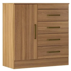 Cômoda Montevideu 4 Gavetas 1 Porta Demobile