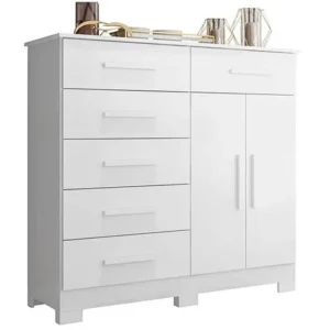 Cômoda Xangai 6 Gavetas 2 Portas Albatroz