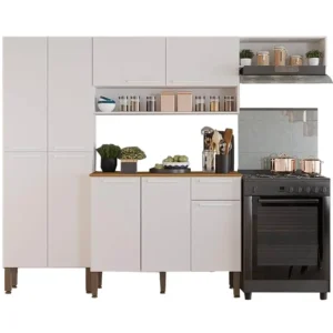 Cozinha Madri Completa 4 Peças 9 Portas 1 Gaveta Salleto