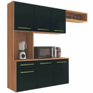 Cozinha Suspensa Belissima 6 Portas 1 Gaveta Fiorello