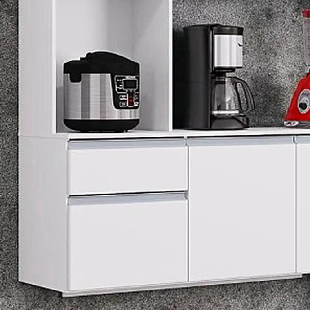 Cozinha Suspensa Mel 6 Portas 1 Gaveta Poquema - Imagem 4