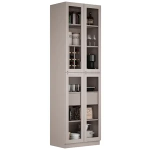 Cristaleira Essence 4 Portas 1 Gaveta Itatiaia