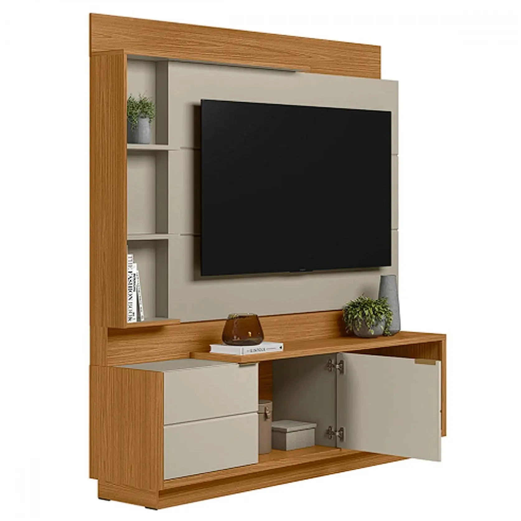 Estante Atlanta para Tv Até 60 Polegadas 2 Portas Linea - Imagem 4