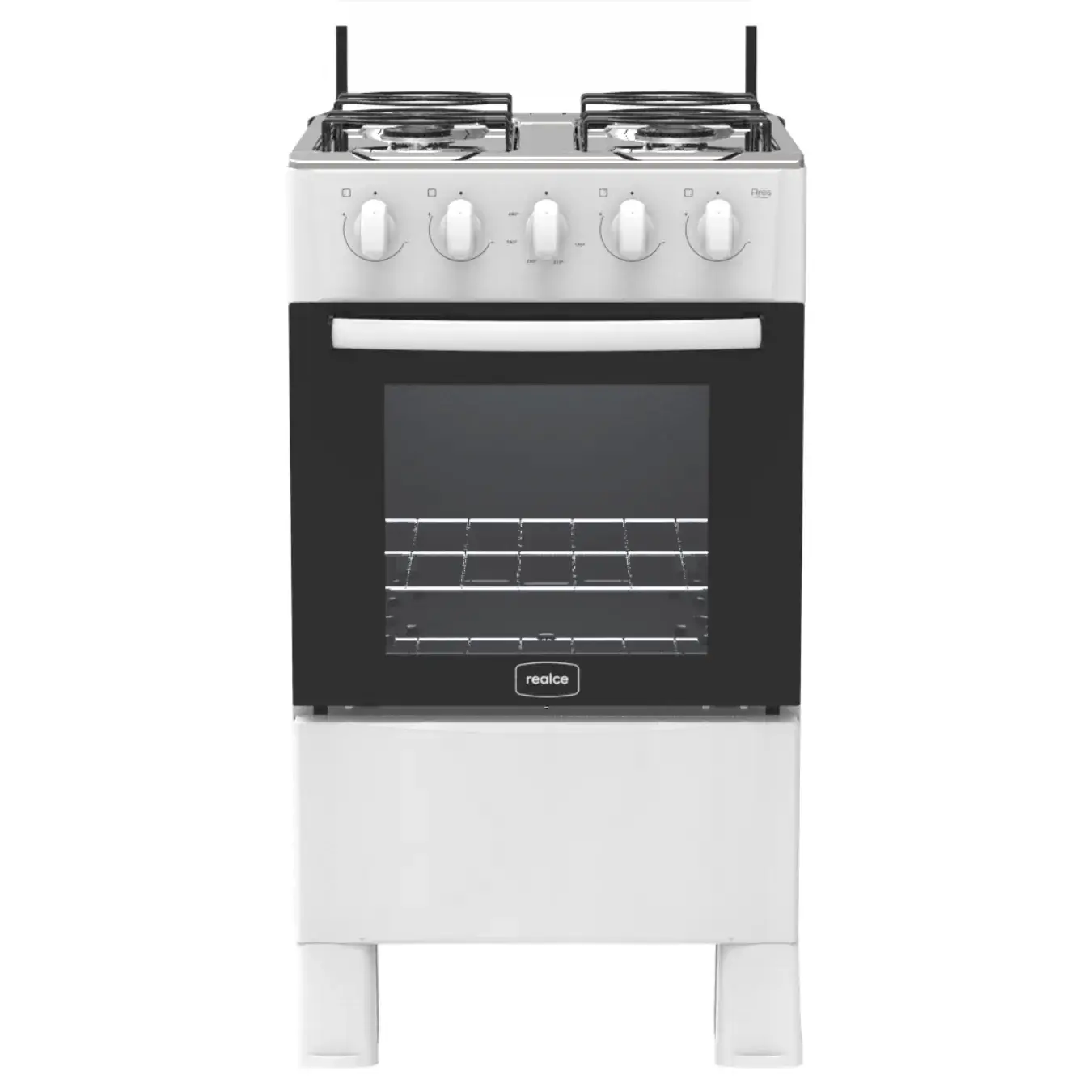 FOGÃO ARES 4 BOCAS MANUAL FORNO 50L REALCE COR BRANCO
