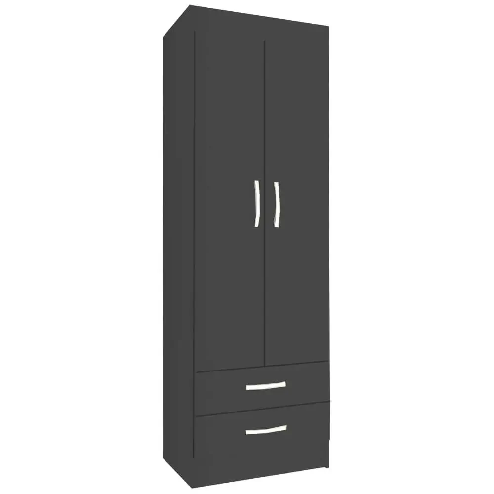 Guarda Roupa Atalaia 2 Portas 2 Gavetas Solteiro Evidencia
