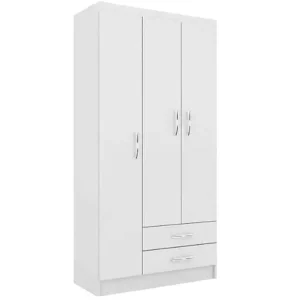 Guarda Roupa Atalaia 3 Portas 2 Gavetas Solteiro Evidencia