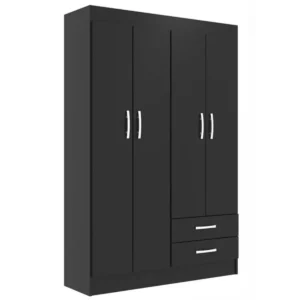 Guarda Roupa Atalaia 4 Portas 2 Gavetas Solteiro Evidencia