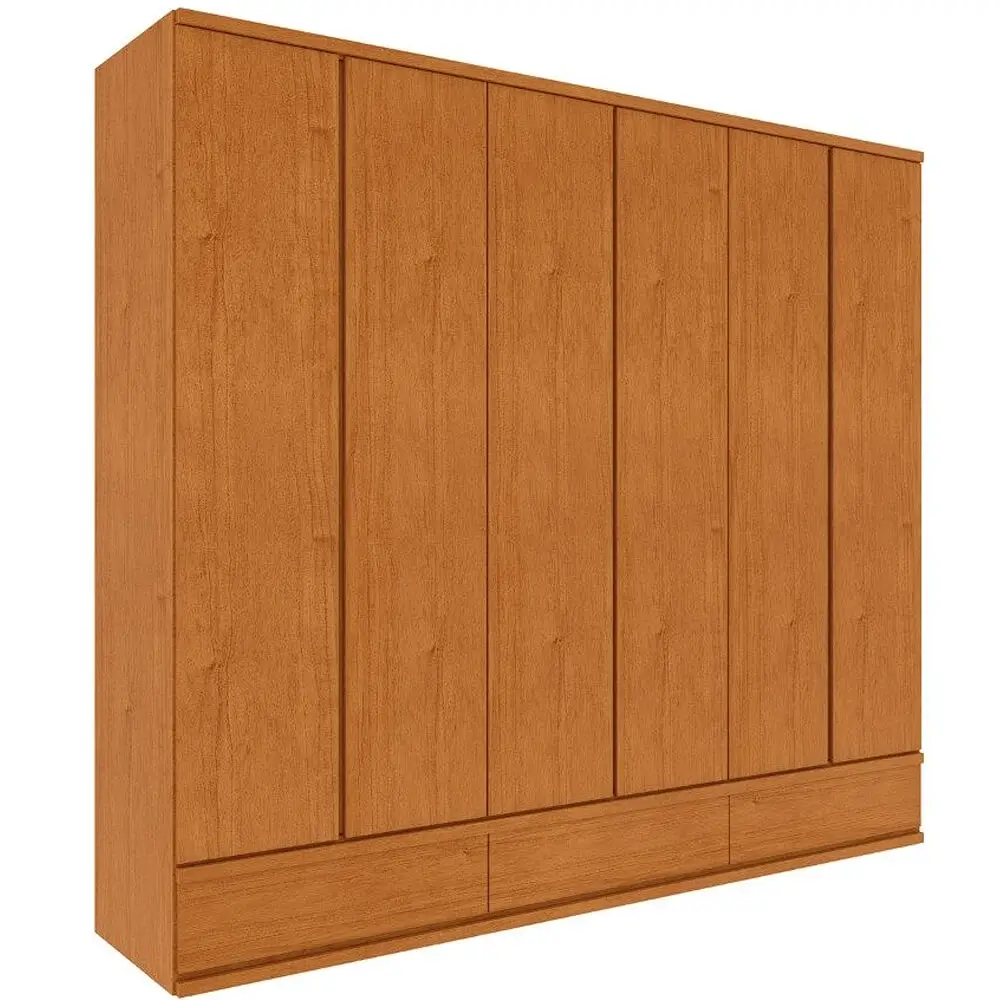 Guarda Roupa Esparta Casal 6 Portas 9 Gavetas Tcil