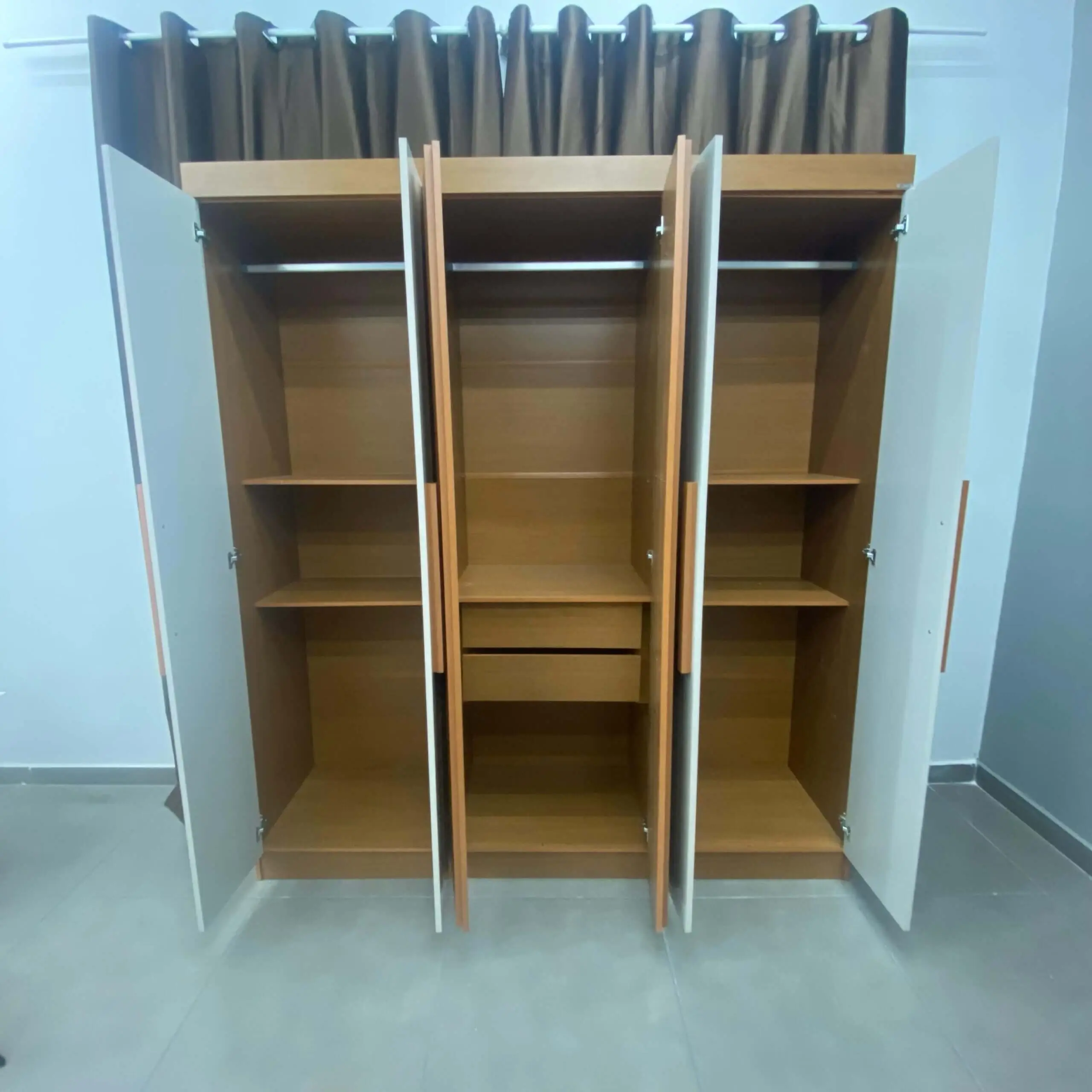 Guarda Roupa Grecia Casal 6 Portas 2 Gavetas Rufato - Imagem 4