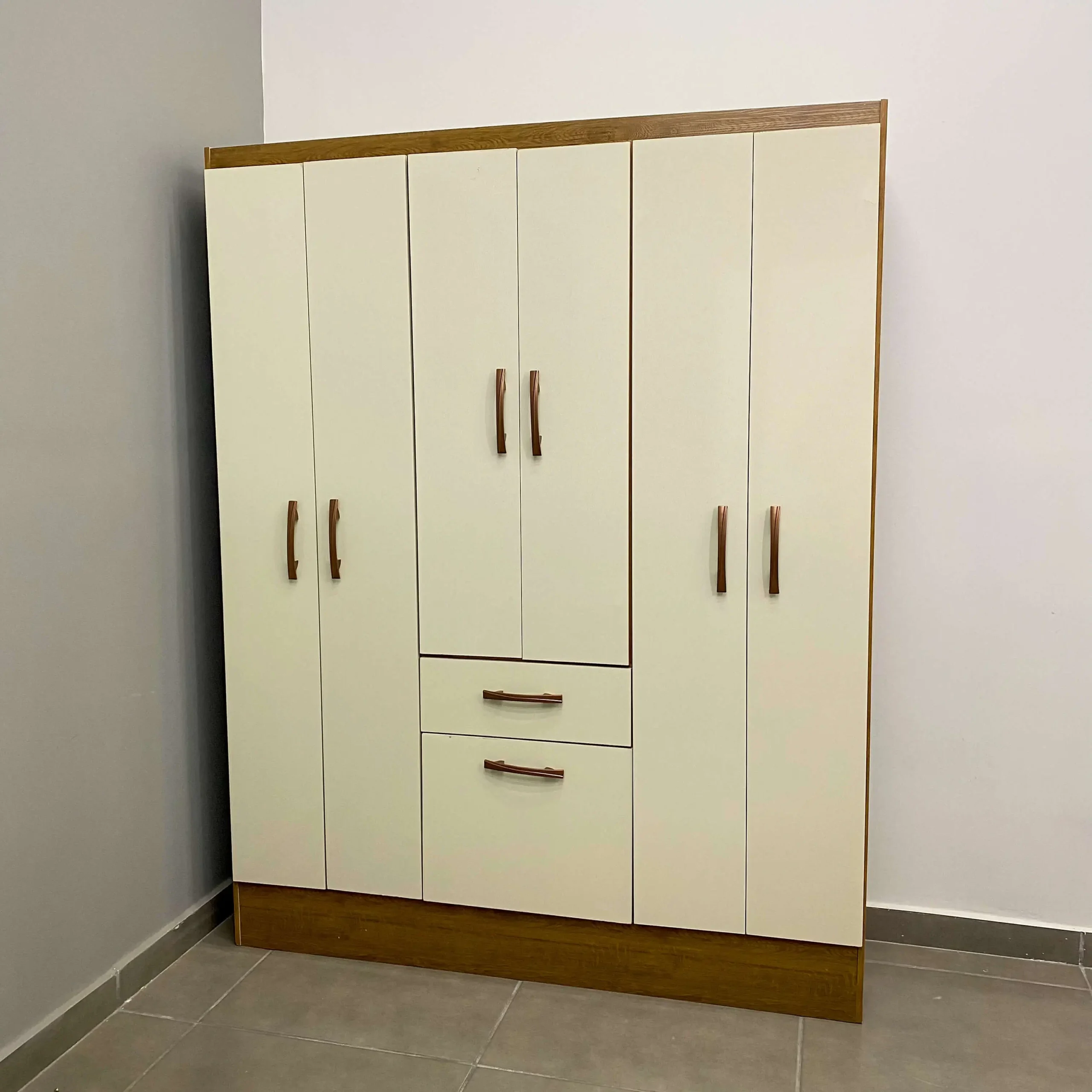 Guarda Roupa Marbella Casal 7 Portas 1 Gaveta Doripel - Imagem 4