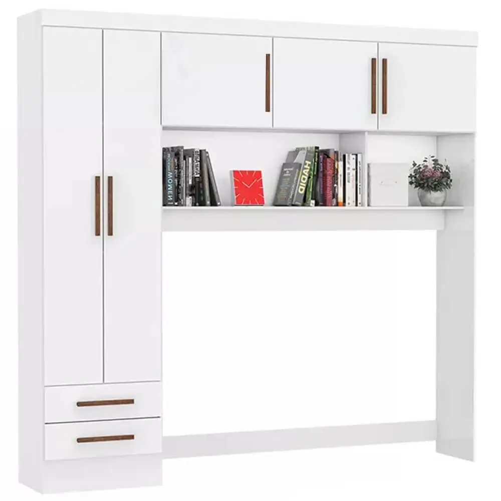 Guarda Roupa Modulado Carioca 5 Portas 2 Gavetas - Imagem 4