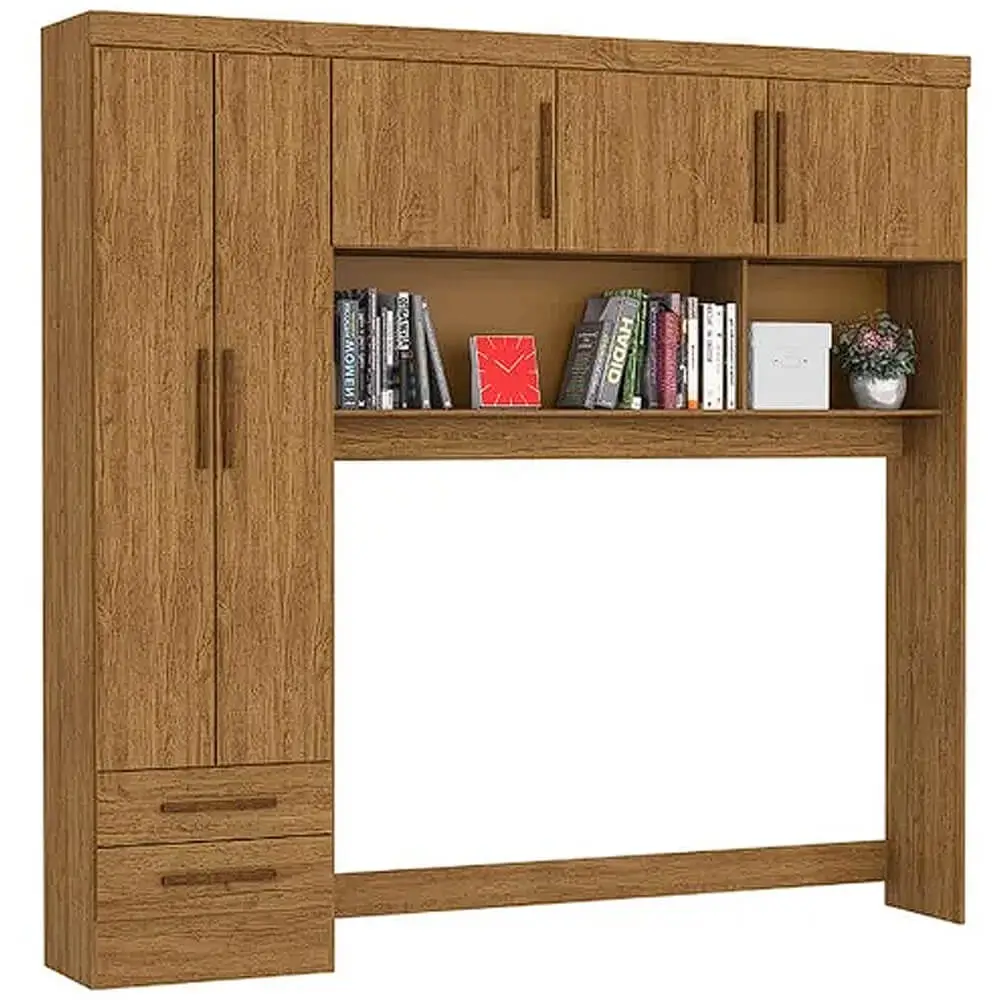 Guarda Roupa Modulado Carioca 5 Portas 2 Gavetas - Imagem 5
