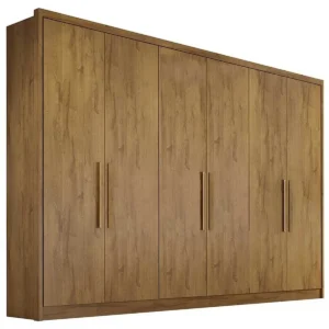 Guarda Roupa Robust Casal Sem Espelho 6 Portas 8 Gavetas Novo Horizonte
