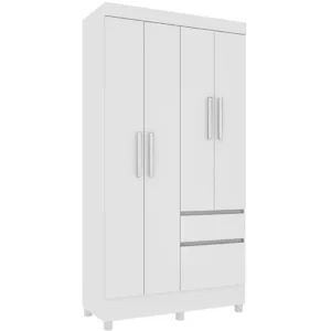 Guarda Roupa Oregon Solteiro 4 Portas 2 Gavetas Tcil