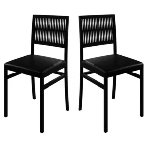 Kit 2 Cadeiras Barcelona Paonanda em Corda Náutica