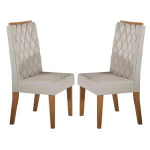 Kit 2 Cadeiras Iza em Veludo Estofadas Viero