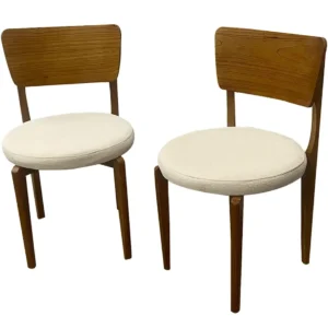 Kit 2 Cadeiras Maldivas em Linho Madeira Hr