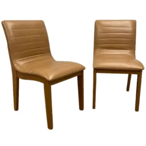 Kit 2 Cadeiras Sofia em Corino Estofadas Valverde