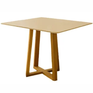 MESA BALI 90X90CM MINAS PLAC COR CINAMOMO OFF WHITE