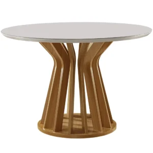 Mesa Ilheus Redonda 110x110 Lj Móveis