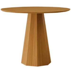 Mesa Isis Sem Vidro Redonda 100cm New Ceval