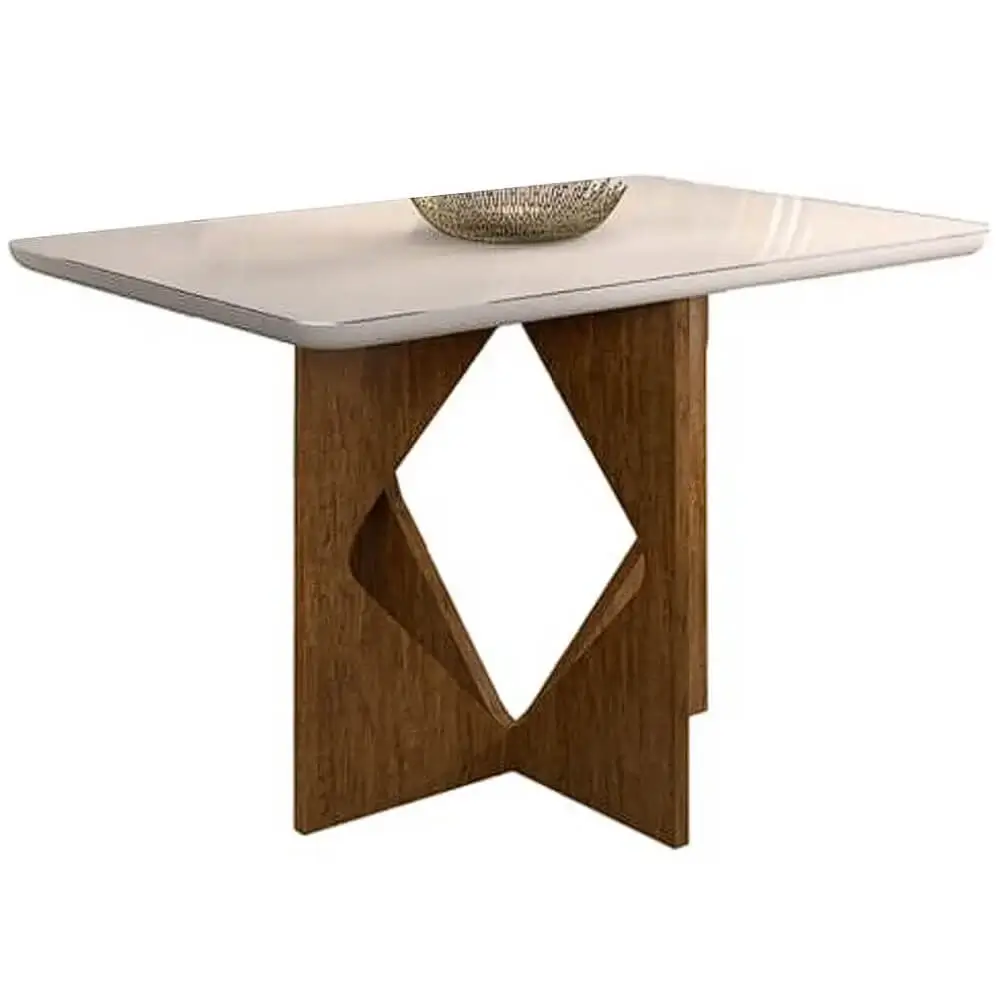 MESA MADRID 90X90CM MINAS PLAC CINAMOMO OFF
