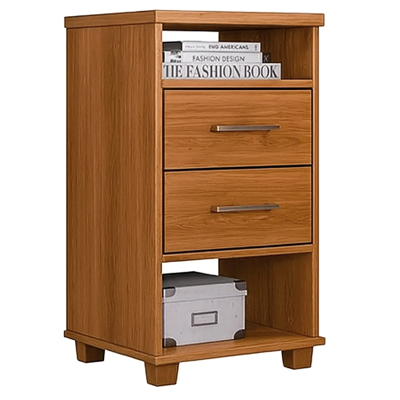 Mesa de Cabeceira Valente com 2 Gavetas Rud Rack