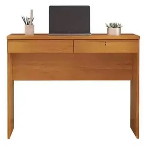MESA DE COMPUTADOR FELICIA ESCRIVANINHA 2 GAVETAS JCM COR CINAMOMO