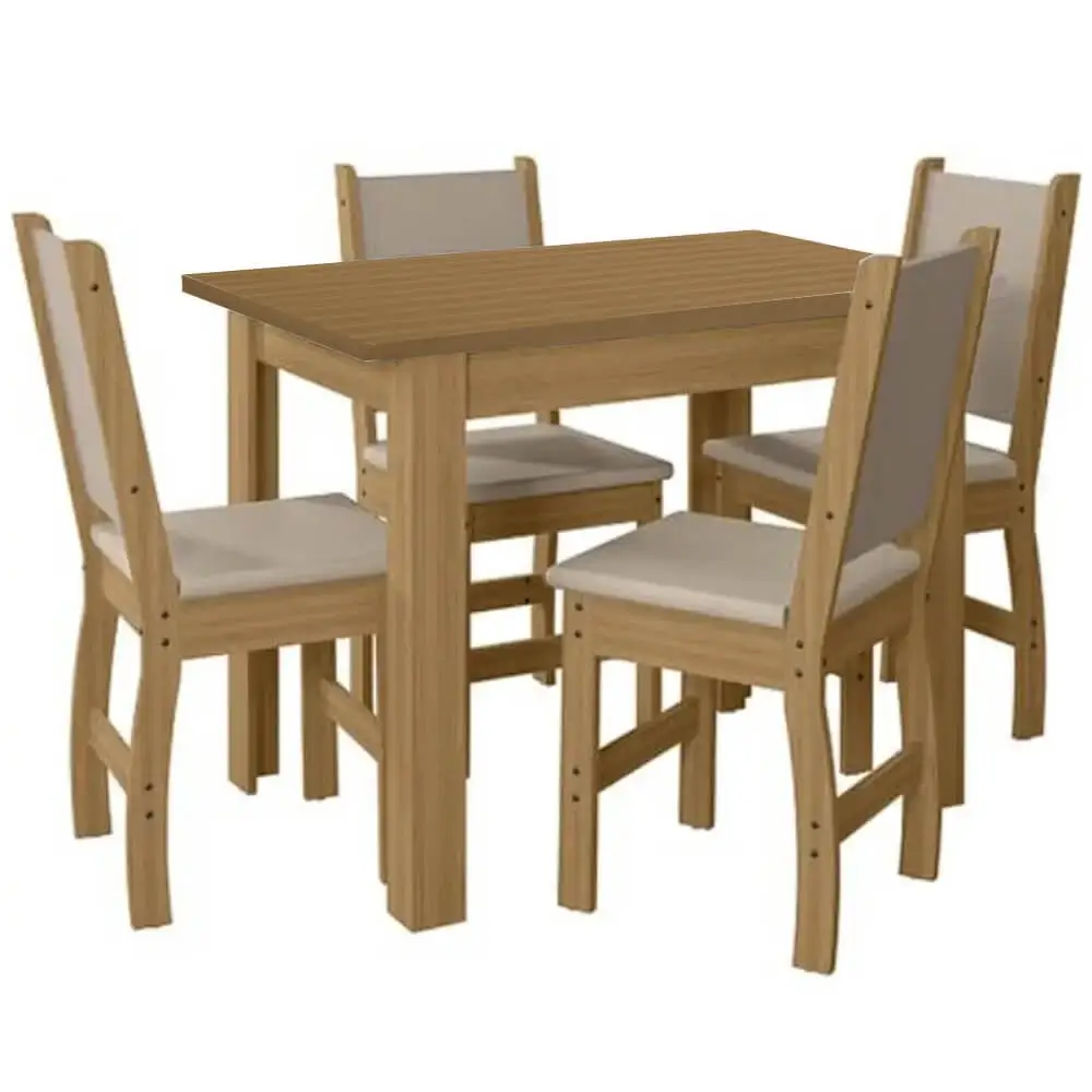 Mesa de Jantar Bellagio com 4 Cadeiras Poliman - Imagem 3